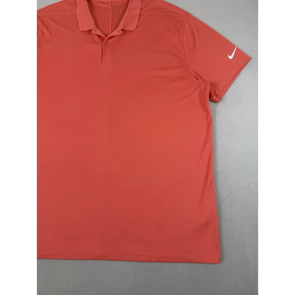 Nike Dri-FIT Victory Golf Polo Shirt Orange Men's XL